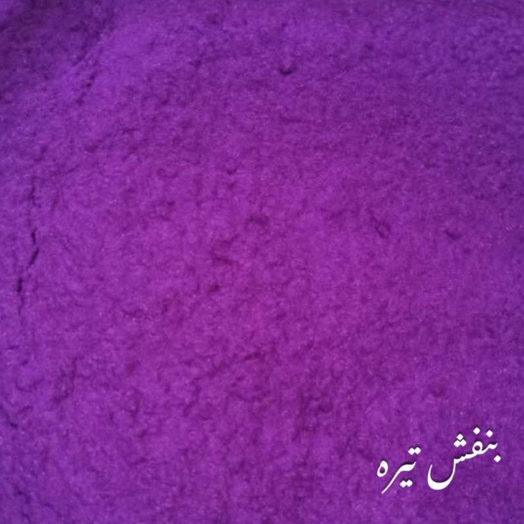 پودر مخمل پلی استر تُرک بنفش تیره 1000 گرم