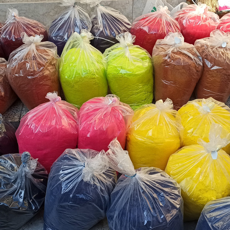 پودر مخمل پلی استر تُرک سبز فلورسنت 250 گرم